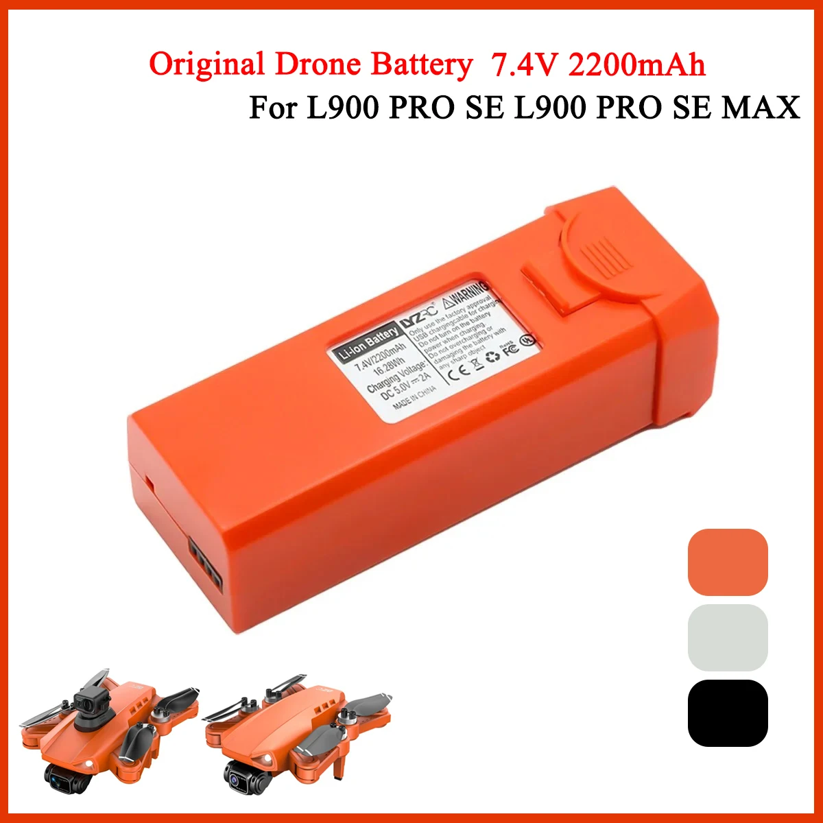 Jjrc Drone X12 - Аккумулятор L900 PRO SE Max, батарея
