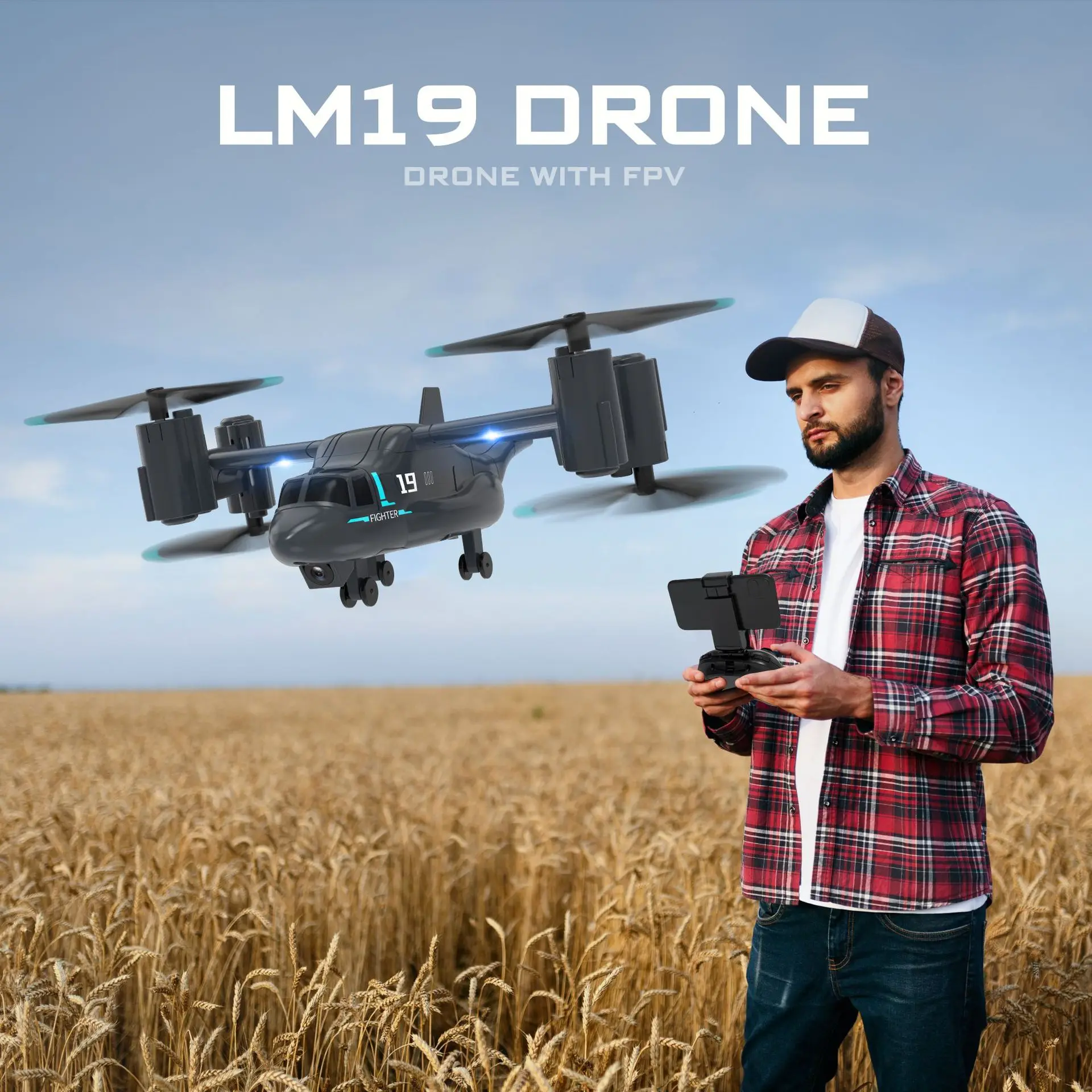 LM19 Вертолет с дистанционным  – обзор и цена Jjrc Drone X12