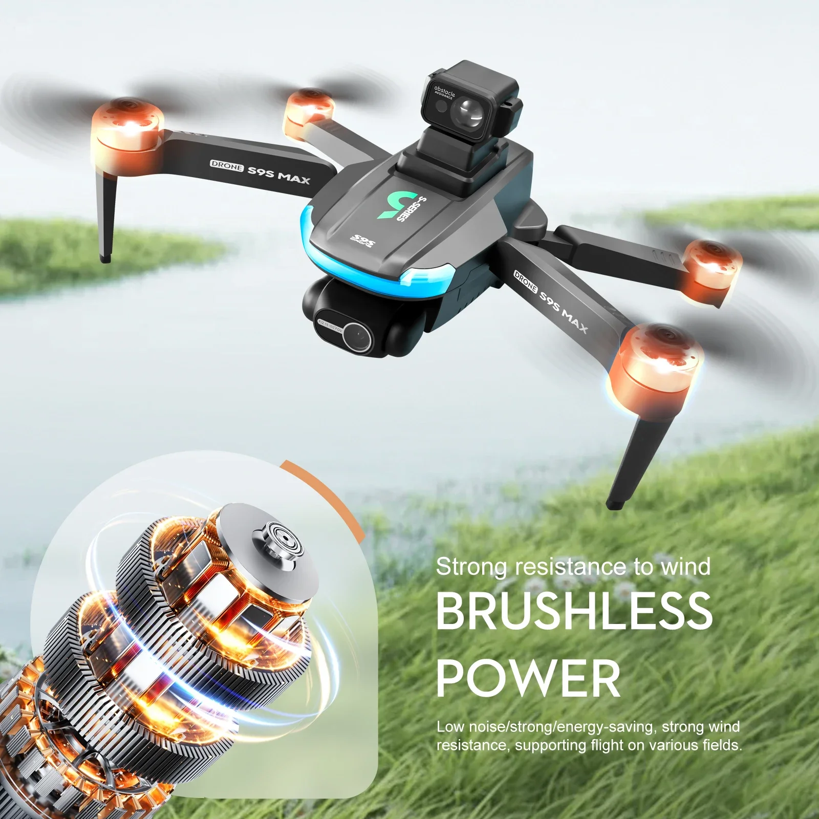 НОВЫЙ S9S MAX MINI Drone 4K 2- – обзор и цена Drone Controller Screen