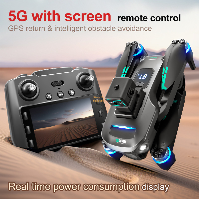 Двойная камера 8K, 5G, WIFI, F – обзор и цена Drone Controller Screen
