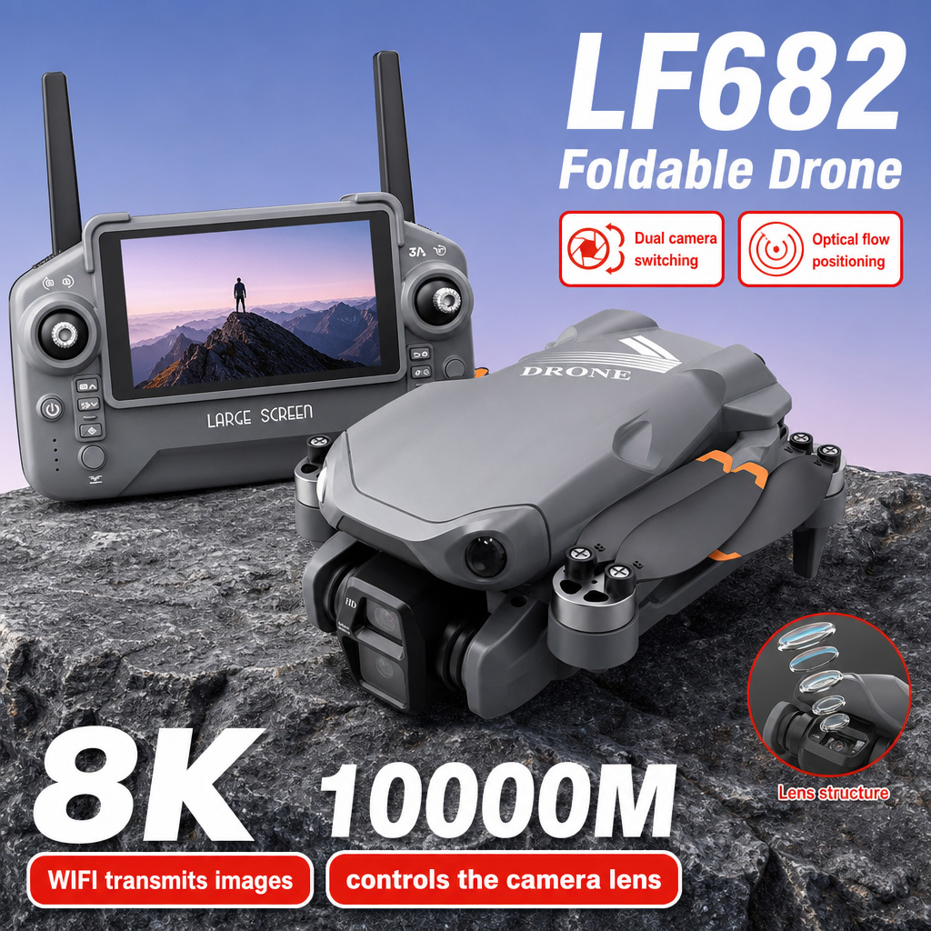 Дрон для аэрофотосъемки LF682  – обзор и цена Drone Controller Screen