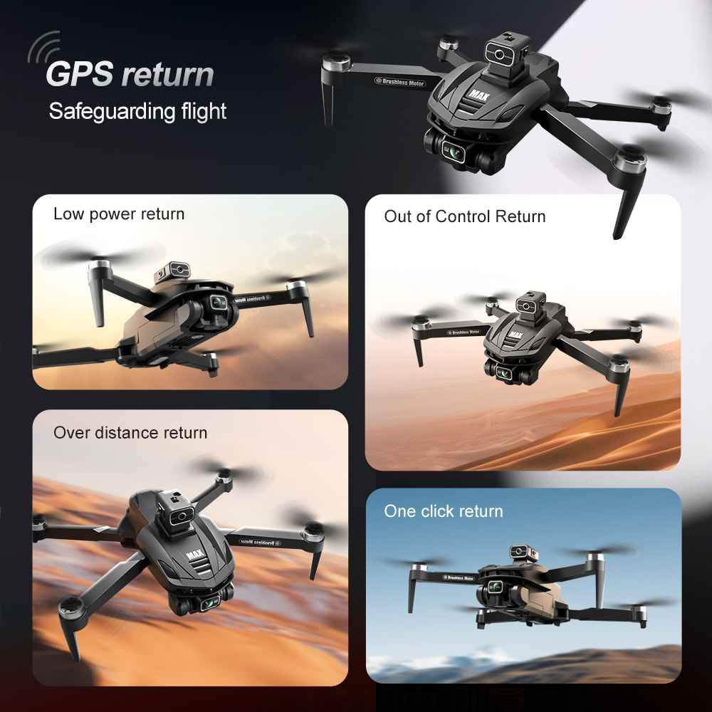 V168 PRO Max GPS Дрон 8K Профе – обзор и цена Drone Controller Screen